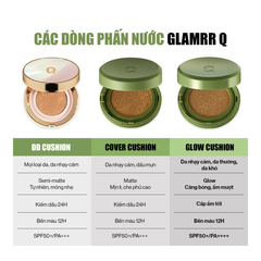 Phấn Nước Căng Bóng Glamrr Q Vegan Super Glow Cushion SPF50+/PA++++ (1 lõi x 15g)