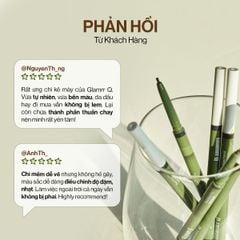 Chì Kẻ Mày Glamrr Q Bền Màu Thuần Chay Vegan Super Stay Brow Pencil (0.08g)