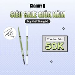 Chì Kẻ Mày Glamrr Q Bền Màu Thuần Chay Vegan Super Stay Brow Pencil (0.08g)
