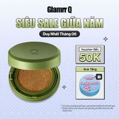 Phấn Nước Che Phủ Glamrr Q Vegan Super Cover Cushion SPF50+/PA+++ (1 lõi x 15g)