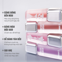 Má Hồng Kem Căng Bóng Glamrr Q Glow Lasting Fresh Blush (3.8g)