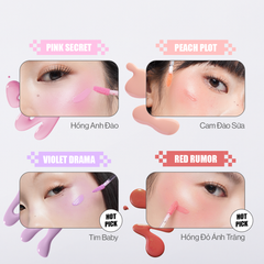 Má Hồng Kem Căng Bóng Glamrr Q Glow Lasting Fresh Blush (3.8g)