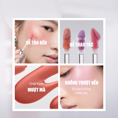 Má Hồng Kem Căng Bóng Glamrr Q Glow Lasting Fresh Blush (3.8g)