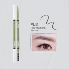 Chì Kẻ Mày Glamrr Q Bền Màu Thuần Chay Vegan Super Stay Brow Pencil (0.08g)