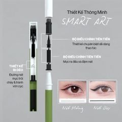 Kẻ Mắt Glamrr Q Chống Nước Thuần Chay Vegan Super Stay Eyeliner (0.6g)