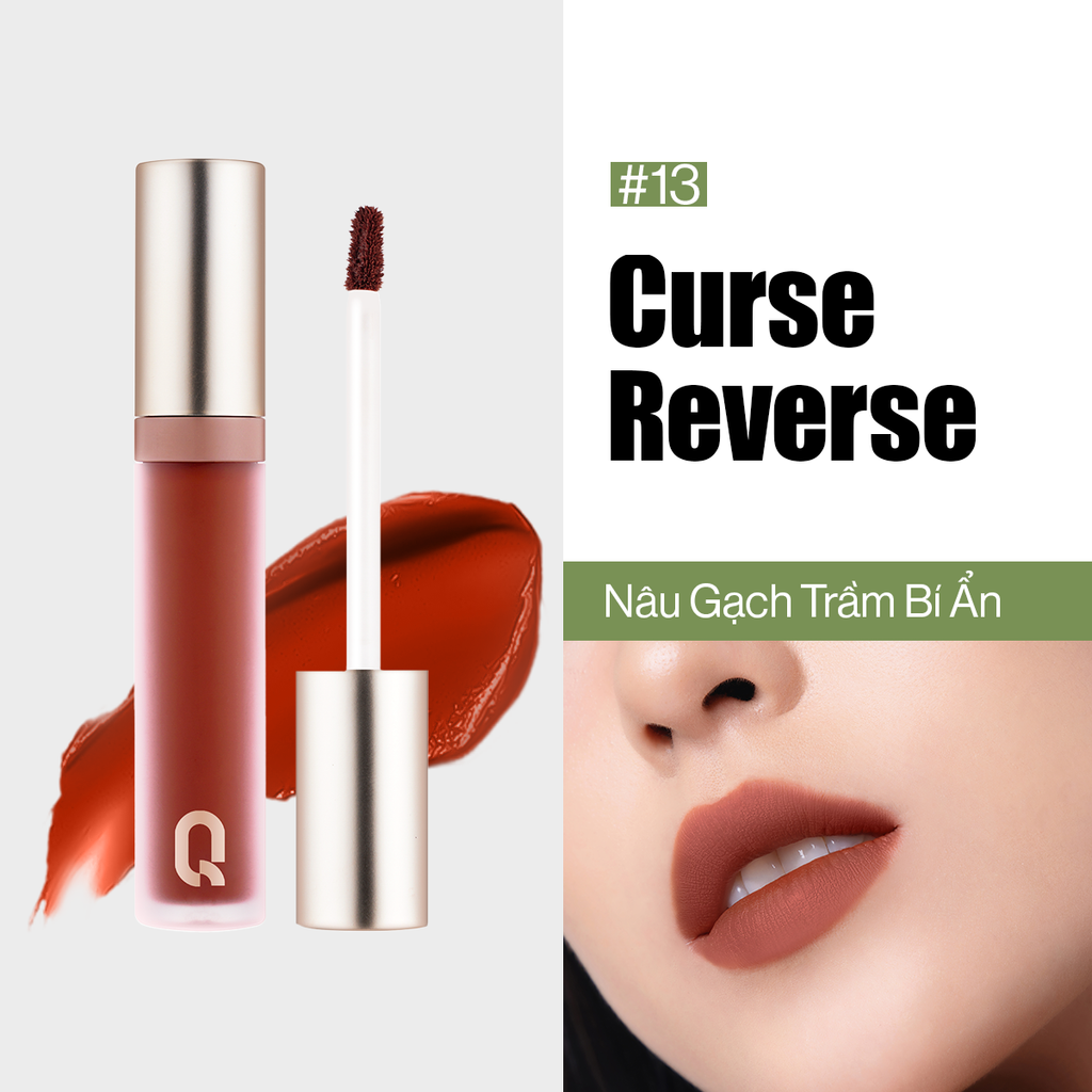 Son Kem Lì Glamrr Q Long Wear Lip Cream Full Size (5g)
