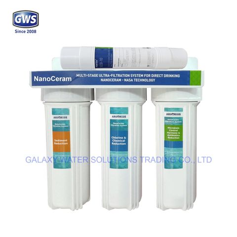  Máy Lọc Nước GWS Nano Ceram 10 In 4 Lõi (Uốn Trực Tiếp) 