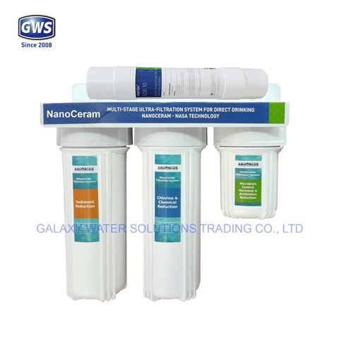  Máy Lọc Nước GWS Nano Ceram 5 In 4 Lõi (Uống Trực Tiếp) 