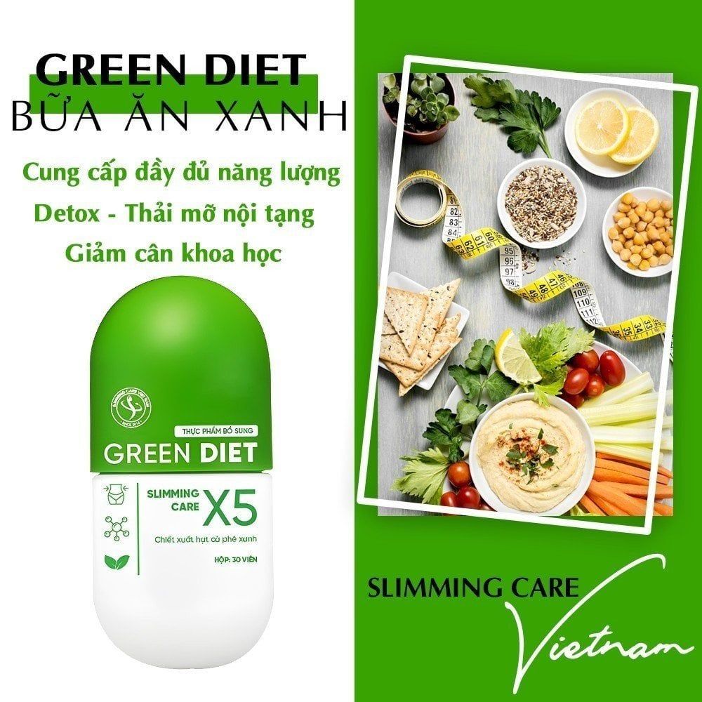 Viên Thảo Mộc Giảm Cân Slimming Care X5 - Giảm Cân An Toàn Hiệu Quả