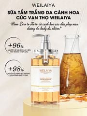 Sữa Tắm Trắng Da Cánh Hoa Cúc Vạn Thọ Weilaiya Chai 450ml