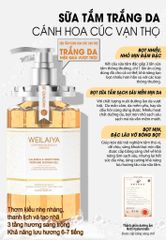 Sữa Tắm Trắng Da Cánh Hoa Cúc Vạn Thọ Weilaiya Chai 450ml