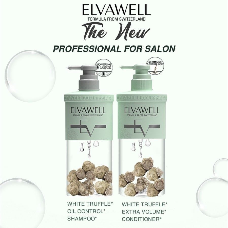 Dầu Xả Giảm Rụng Tóc Sạch Dầu Bết Elvawell 500ml - 1000ml