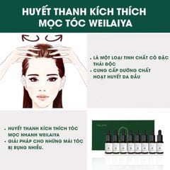 Serum Kích Mọc Và Làm Dày Tóc Weilaiya Ginger Hair Root Nourishing Essence (Hộp 8 lọ 5ml)