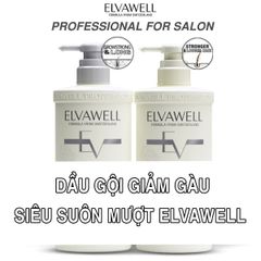 Dầu Xả Giảm Gàu Siêu Suôn Mượt Elvawell 500ml - 1000ml