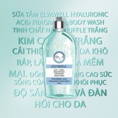 Sữa Tắm Nước Hoa Cấp Ẩm Elvawell Chai 250ml - Hyaluronic Acid Elvawell Baby Blue