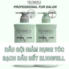 Dầu Xả Giảm Rụng Tóc Sạch Dầu Bết Elvawell 500ml - 1000ml