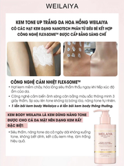 Kem Body Nâng Tone Hoa Hồng Weilaiya 200ml