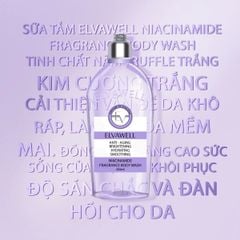 Sữa Tắm Nước Hoa Trắng Da Niacinamide Elvawell Chai 250ml - Soul Healing