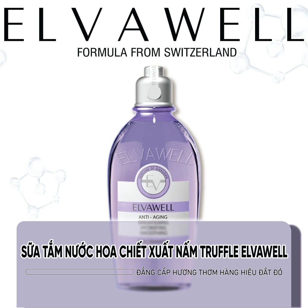 Sữa Tắm Nước Hoa Trắng Da Niacinamide Elvawell Chai 250ml - Soul Healing