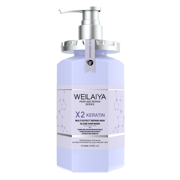 Hấp Đa Tầng Phục Hồi Liên Kết Tóc Weilaiya X2 Keratin Chai 450ml