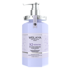 Hấp Đa Tầng Phục Hồi Liên Kết Tóc Weilaiya X2 Keratin Chai 450ml