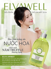 Sữa Tắm Nấm Truffle Trắng Da Elvawell Chai 500ml) - White Truffle Whitening Elvawell - Elva Spirit