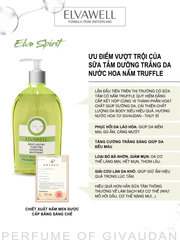 Sữa Tắm Nấm Truffle Trắng Da Elvawell Chai 500ml) - White Truffle Whitening Elvawell - Elva Spirit