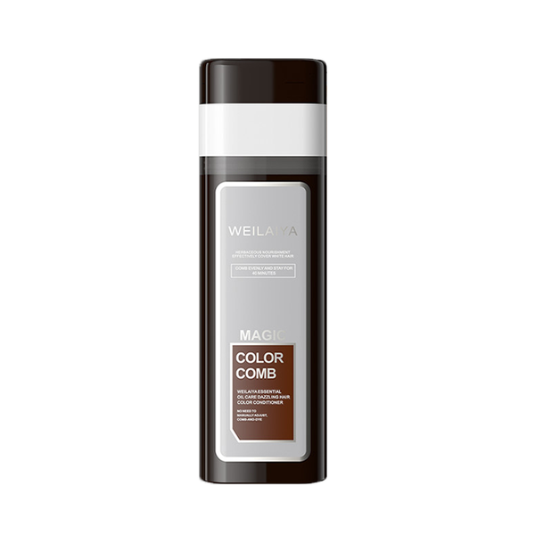 [Lõi Màu 100ml] Dầu Gội Phủ Bạc Dưỡng Tóc Weilaiya - màu Nâu Đậm (không bao gồm phụ kiện)