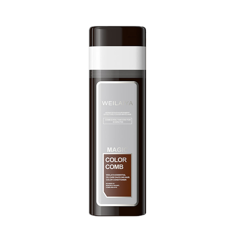 [Lõi Màu 100ml] Dầu Gội Phủ Bạc Dưỡng Tóc Weilaiya - màu Nâu Đậm (không bao gồm phụ kiện)