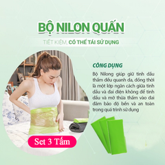 Cuộn/Tấm PE Quấn Bụng Bắp Đùi Bắp Tay 7-25cm - Dùng SP Slimming Care (Kem Slimming Day-Đai Ủ Slimming Body)