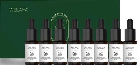 Serum Kích Mọc Và Làm Dày Tóc Weilaiya Ginger Hair Root Nourishing Essence (Hộp 8 lọ 5ml)