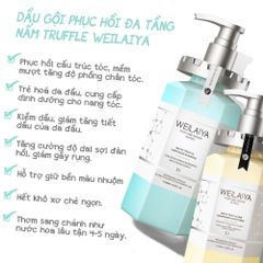 Mini Gội-Xả Phục Hồi Đa Tầng Nấm Truffle Weilaiya 14g