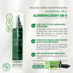Tinh Dầu Giảm Mỡ Slimming Body Chai 100ml - Thẩm Thấu Nhanh, Không Gây Bỏng Rát (Dùng chung với Đai ủ nóng Slimming Body)