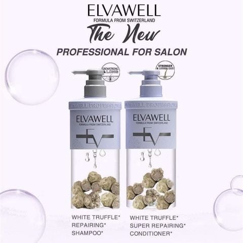 Dầu Xả Phục Hồi Hư Tổn Siêu Suôn Mượt Elvawell 500ml - 1000ml