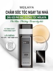 [Lõi Màu 100ml] Dầu Gội Phủ Bạc Dưỡng Tóc Weilaiya - màu Đen Tự Nhiên (không bao gồm phụ kiện)