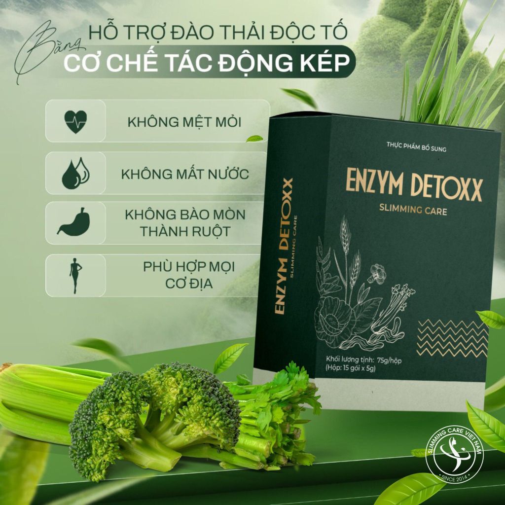 Enzym Detox Slimming Care Hộp 15 Gói