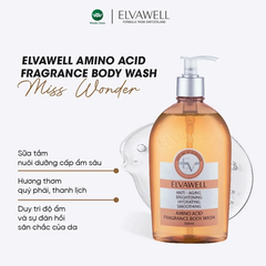 Sữa Tắm Nước Hoa Nuôi Dưỡng Cấp Ẩm Elvawell Chai 500ml - Amino Acid Elvawell - Miss Wonder