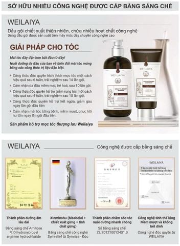 Dầu Xả Gừng Thảo Mộc Weilaiya Luxury Chai 200ml