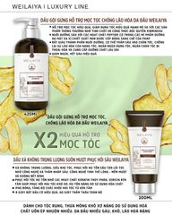 Dầu Gội Gừng Thảo Mộc Weilaiya Luxury Chai 420ml