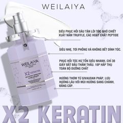 Hấp Đa Tầng Phục Hồi Liên Kết Tóc Weilaiya X2 Keratin Chai 450ml