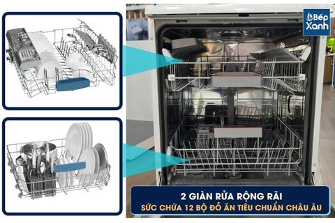 Máy Rửa Chén Độc Lập Series 6 Bosch SMS63L02EA/ Nhập Khẩu Thổ Nhĩ Kỳ