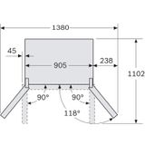 Tủ Lạnh 4 Cánh Bosch KFN96APEAG