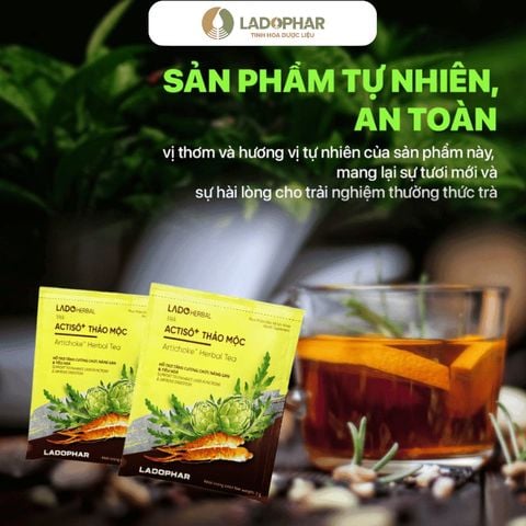LADOHERBAL TRÀ ACTISÔ+ THẢO MỘC