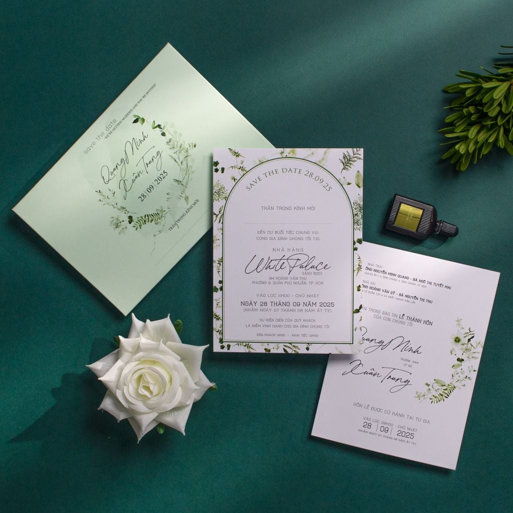 Thiệp Cưới Thanh Âm Mùa Xuân - BN-A021