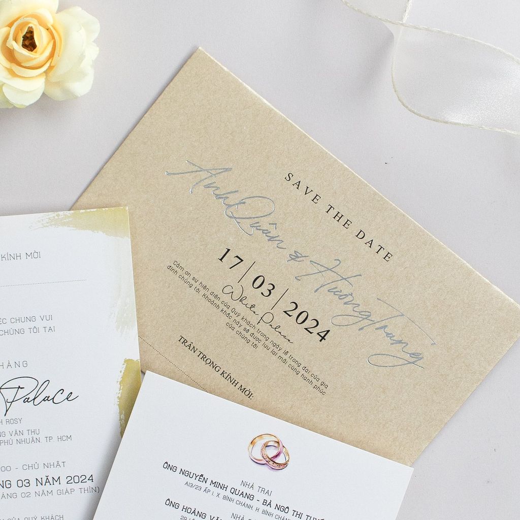 Thiệp Cưới Golden Muse Sang Trọng & Tinh Tế - TL-C023