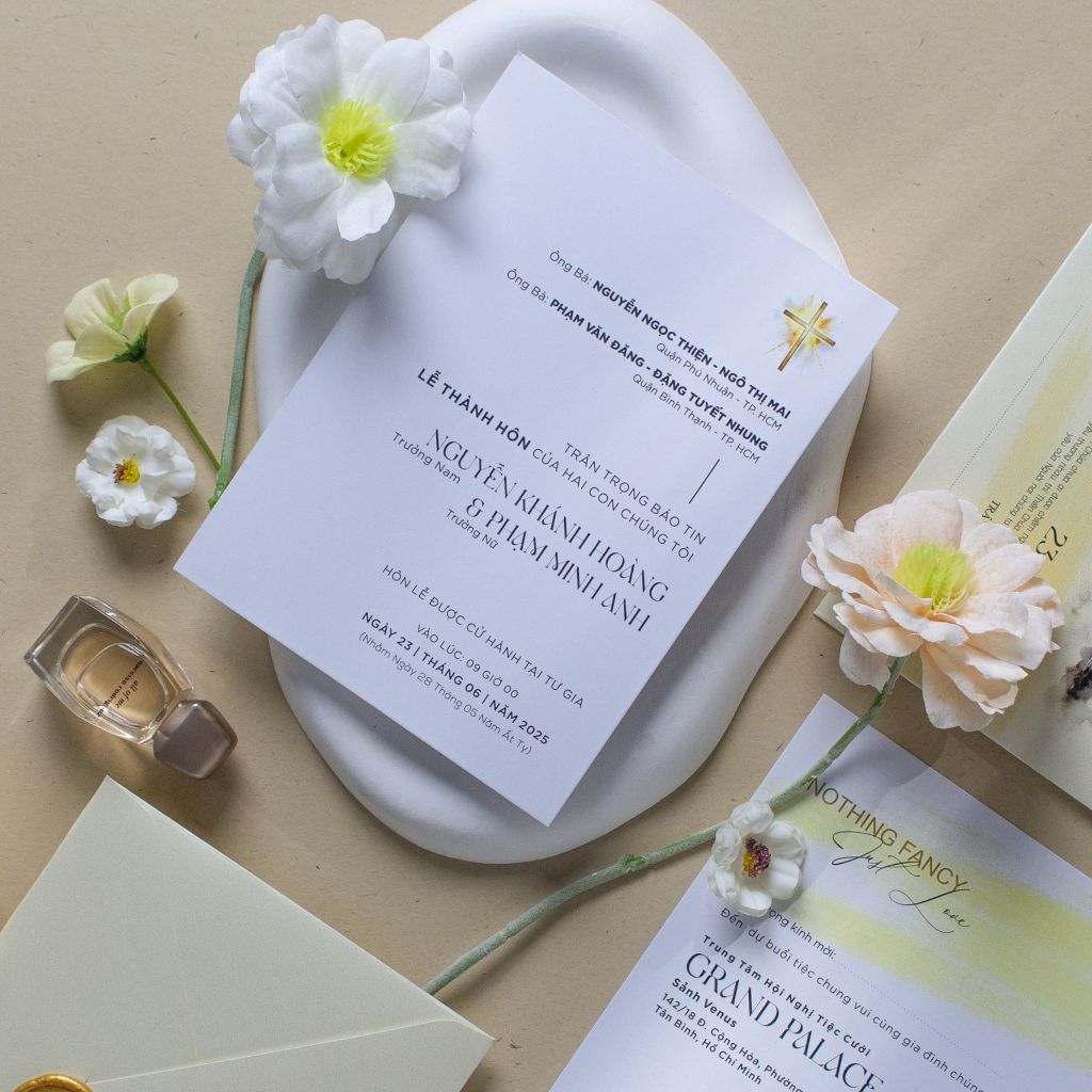 Thiệp Cưới Công Giáo Thánh Đường Tình Yêu - TL-C037