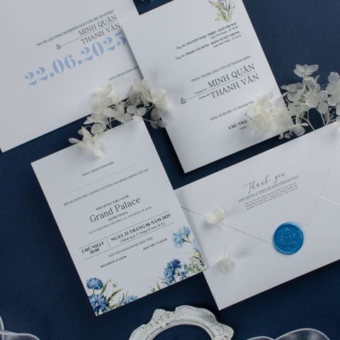 Thiệp Cưới Lời Ngỏ Tình Yêu Thuần Khiết - BN-A014