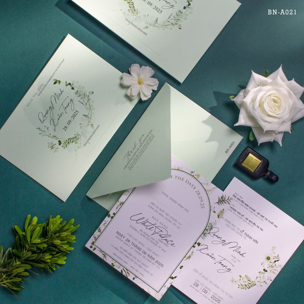 Thiệp Cưới Thanh Âm Mùa Xuân - BN-A021