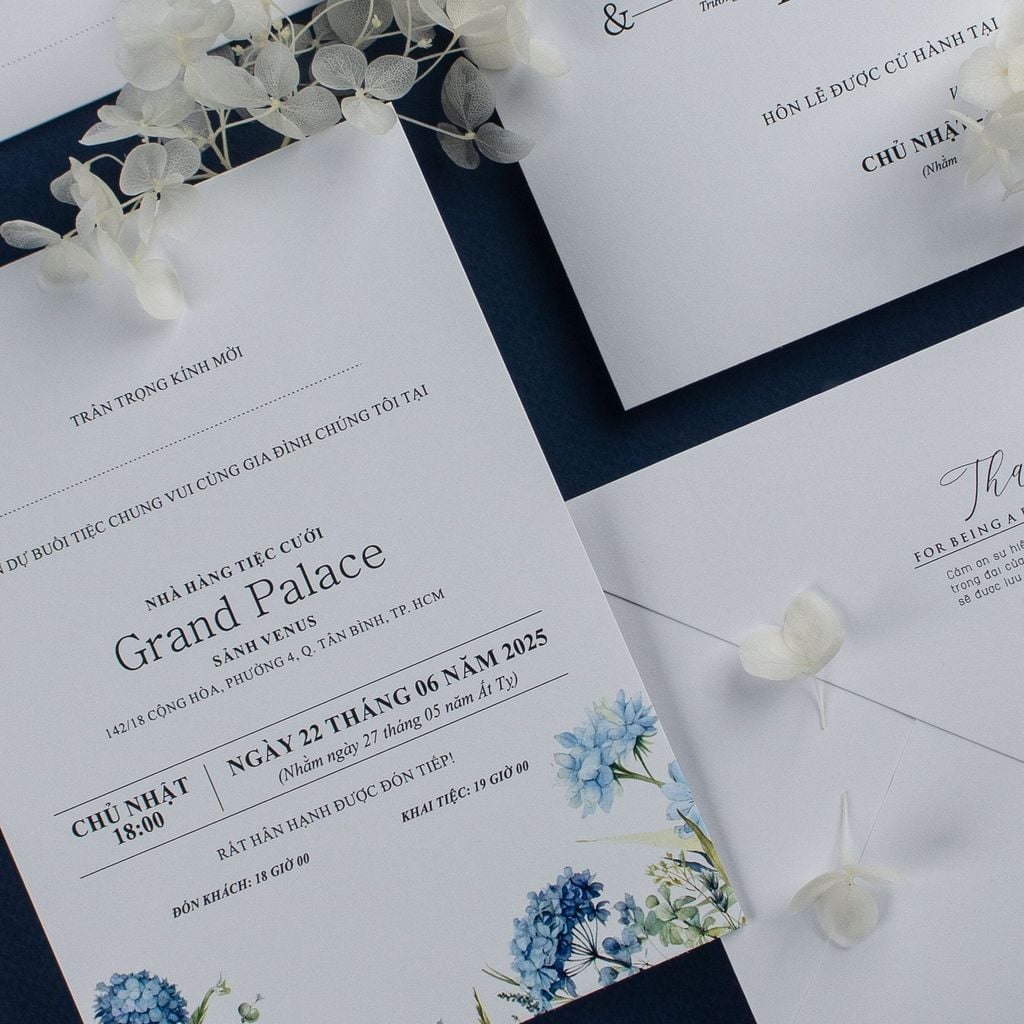 Thiệp Cưới Lời Ngỏ Tình Yêu Thuần Khiết - BN-A014