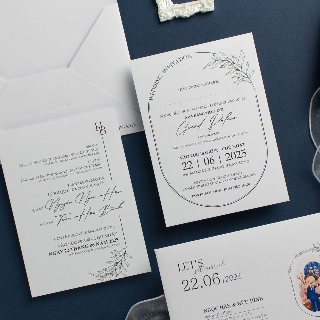 Thiệp Cưới Chibi Gói Trọn Tình Yêu Thuần Khiết - BN-A013